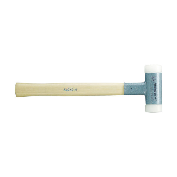 HALDER SUPERCRAFTハンマー ヒッコリー製ハンドル付ナイロン(白) 頭径35mm、全長335mm 3366.035（直送品）