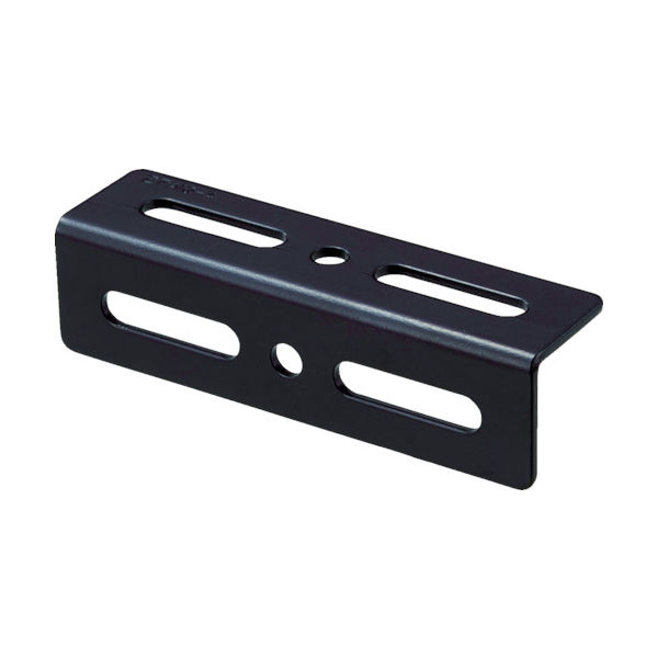 ジョイント金具L スチール（黒塗装仕上げ）