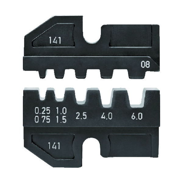 KNIPEX 9749ー08 圧着ダイス (9743ー200用) 1セット 483-4267（直送品）