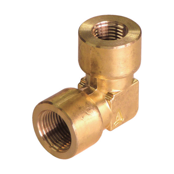 アソー ASOH 異径内ネジエルボ PT3/8内×PT1/2内 LF-1034R 1個 483-5816（直送品）