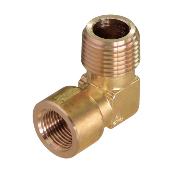 アソー ASOH 異径内・外エルボ PT1/2外×PT3/8内 LK-1043R 1個 483-5875（直送品）