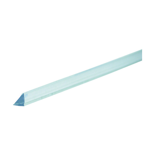 タキロンシーアイプラス タキロン 接着棒 PVC クリア 三角 7MM×1M （10本入） SB8066-7X1000 483-7118（直送品）