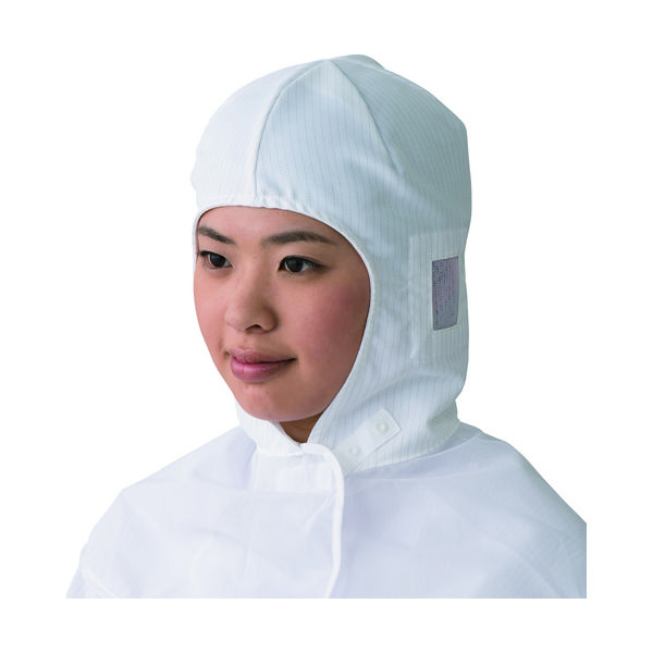 東洋リントフリー TriApex クリーンルーム用フード 着用快適フード ホワイト FT436C-01 1枚 483-8181（直送品）