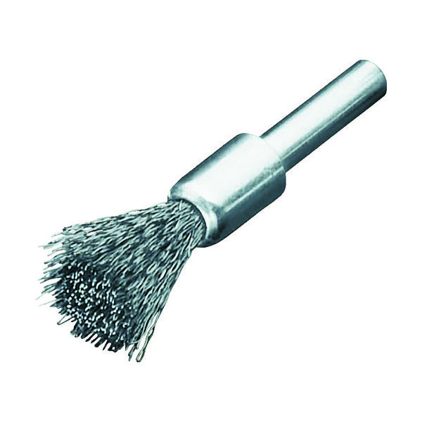 LESSMANN 軸付エンド型ブラシ 鋼線0.2 Φ12 451141 1個 483-9986（直送品）
