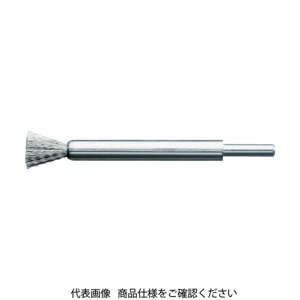 LESSMANN 軸付エンド型ブラシ ステンレス線0.3 Φ10 458361 1個 484-0305（直送品）