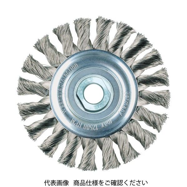 LESSMANN ホイールブラシ Φ115 高張度鋼線 0.5 472214 1個 484-0411（直送品）