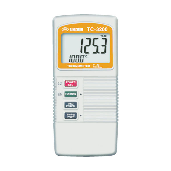 ライン精機 デジタル温度計 TC-3200 1個 485-5281（直送品）