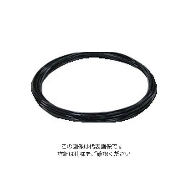 千代田通商 チヨダ TEタッチチューブ 12mm/20m 黒 TE-12-20 BK 1巻 485-5744（直送品）