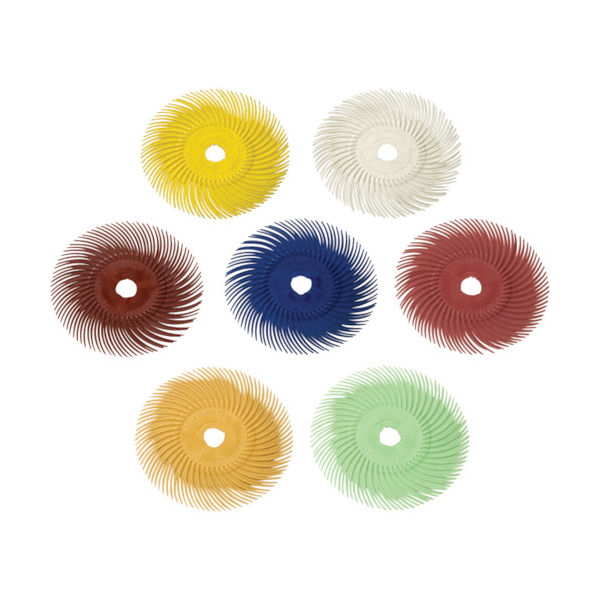 3M ラジアル・ブリッスルディスク #400相当 青 76.2mm BR DISC 400 3X3/8 1セット(40枚)（直送品）