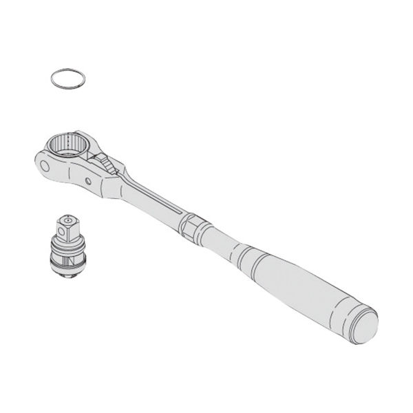TONE スイベルラチェットハンドル用リペアキット RK-RH3VH 1セット 487-1600（直送品）