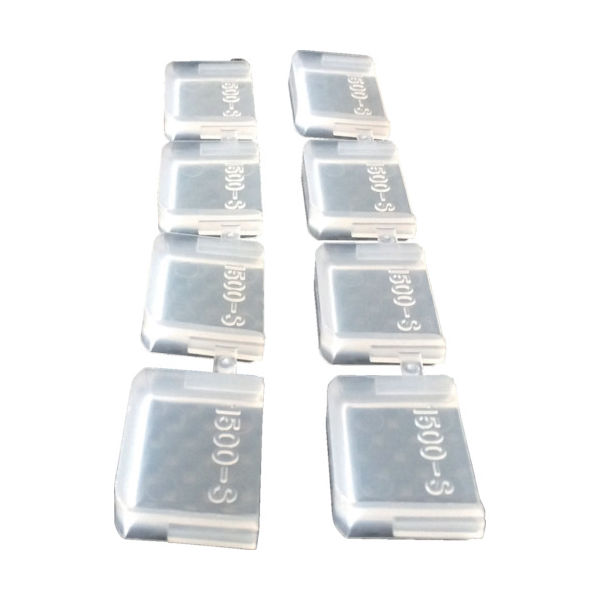 リングスター スーパーピッチ5.5mm 仕切板1500Sクリア 1500S-C 1パック(8枚) 487-2410（直送品）