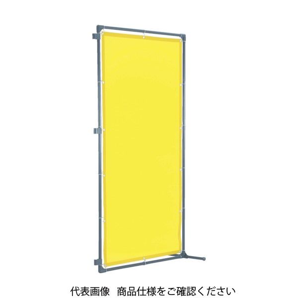 トラスコ中山 TRUSCO 溶接遮光フェンス 1015型接続 固定足 青 YF1015SK-B 1台 487-5613（直送品）