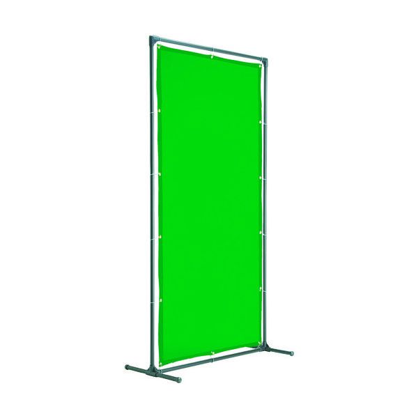 トラスコ中山 TRUSCO 溶接遮光フェンス 2020型単体固定足 深緑 YFAK-DG 1台 487-6008（直送品）