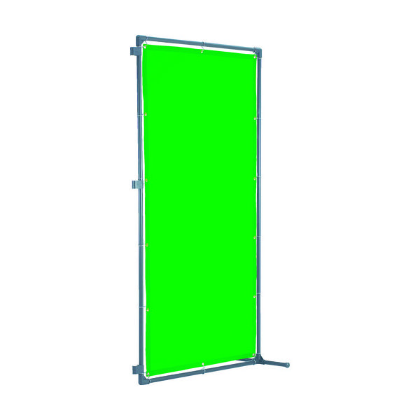 トラスコ中山 TRUSCO 溶接遮光フェンス 2020型接続固定足 緑 YFASK-GN 1台 487-6059（直送品）
