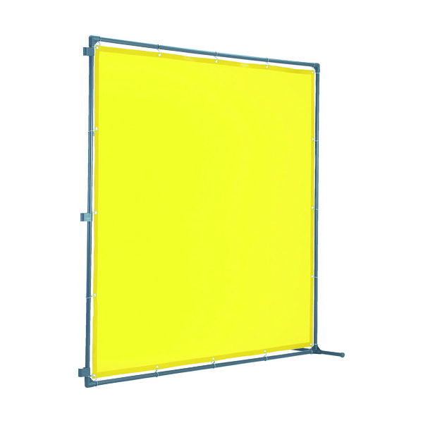 トラスコ中山 TRUSCO 溶接遮光フェンス 2020型接続固定足 黄 YFASK-Y 1台 487-6067（直送品）