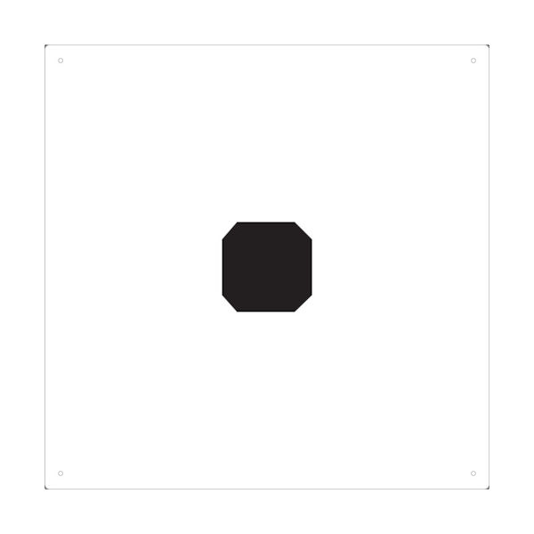 トラスコ中山 TRUSCO 表示板 アルファベット「点」 420X420 TAEH-TN 1枚 487-6580（直送品）