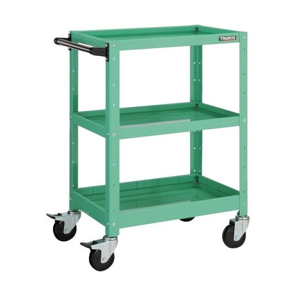 TRUSCO ツールワゴン バーディワゴン 600X400XH880 浅2深1段 ヤンググリーン BDW-963F1-YG 1台（直送品）