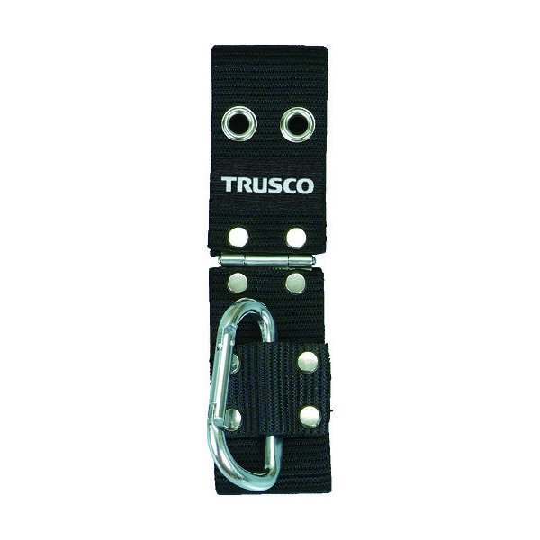 トラスコ中山 TRUSCO 工具丁番付ホルダー ブラック カラビナ付 THC-190-BK 1個 488-0561（直送品） - アスクル