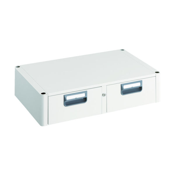 トラスコ中山 TRUSCO ツールワゴン フェニックスワゴン 2列引出 750X500 ホワイト PEW-75W-W 1台 488-2989（直送品）