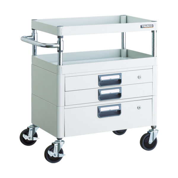 フェニックスワゴン （省音タイプ・1段・2段引出し付） 高さ740mm