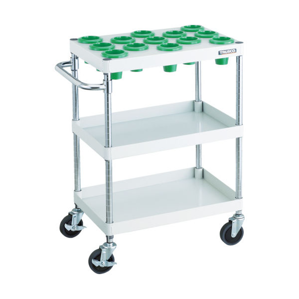 TRUSCO ツールワゴン フェニックスワゴン 省音 600X400XH880 NTー50 ホワイト PEW-TL962A-W 1台（直送品）