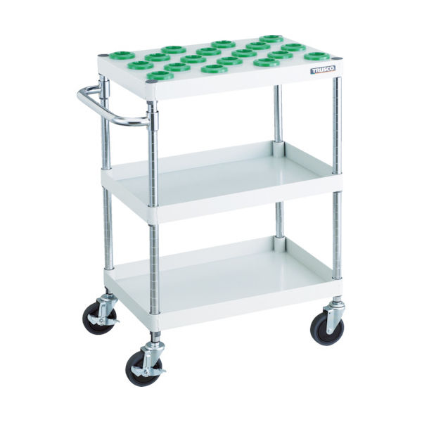 TRUSCO ツールワゴン フェニックスワゴン 省音 600X400XH880 NTー40 ホワイト PEW-TL962B-W 1台（直送品）