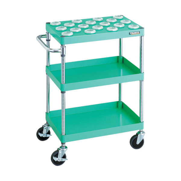 TRUSCO ツールワゴン フェニックスワゴン 省音 600X400XH880 NTー40 ヤンググリーン PEW-TL962B-YG 1台（直送品）