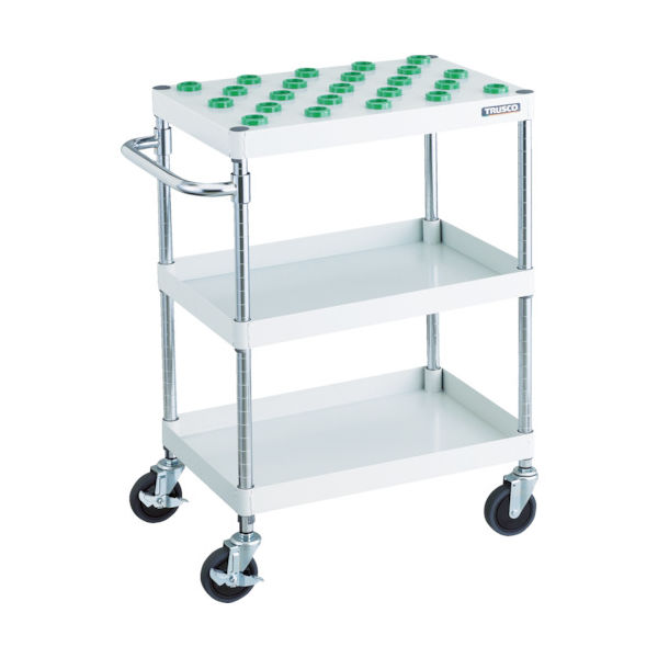 TRUSCO ツールワゴン フェニックスワゴン 省音 600X400XH880 BTー30 ホワイト PEW-TL962C-W 1台（直送品）