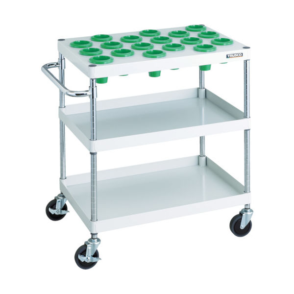 TRUSCO ツールワゴン フェニックスワゴン 省音 750X500XH880 NTー50 ホワイト PEW-TL972A-W 1台（直送品）