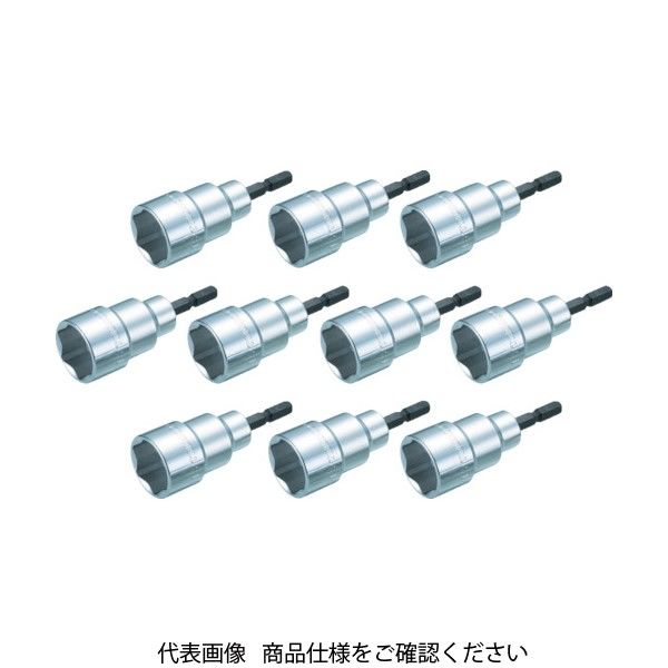 トラスコ中山 TRUSCO まとめ買い 電動ドライバーソケット ショート 8mm 10個入 TEF-8S-10 1箱(10個) 488-6771（直送品）