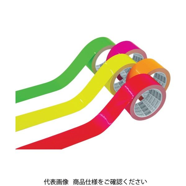 トラスコ中山 TRUSCO 蛍光ラインテープ50mmx10m オレンジ TLK-5010O 1巻 488-7034（直送品）