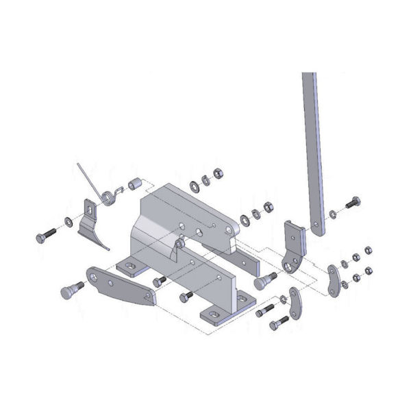 トラスコ中山 TRUSCO 板金用切断機レバーシャPー2用部品 NO.3六角ボルト P2003 1個 488-7131（直送品）