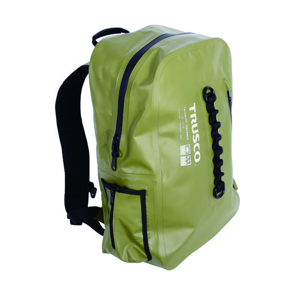 トラスコ中山 TRUSCO 防水ターポリンデイパック オリーブドラブ TDYB-OD 1個 489-2771（直送品）