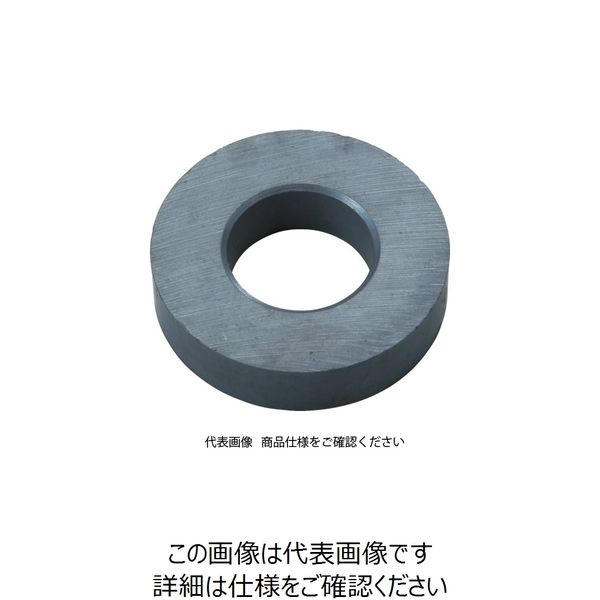 トラスコ中山 TRUSCO フェライト磁石 丸形・穴あり 外径14mmX厚み3mm 1個入 TF14RA-1P 1個 489-4243（直送品）