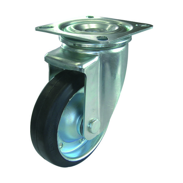 トラスコ中山 TRUSCO グランカート用 自在キャスターφ100 導電性ゴム車 TYS-100WE 1個 489-5754（直送品）