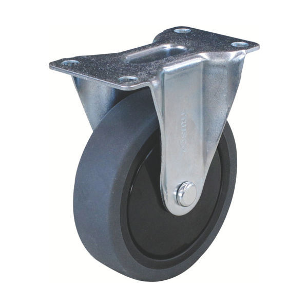 トラスコ中山 TRUSCO グランカート用 固定キャスターφ100 エラストマー車 TYSR-100SEL-P80 1個 489-7013（直送品）