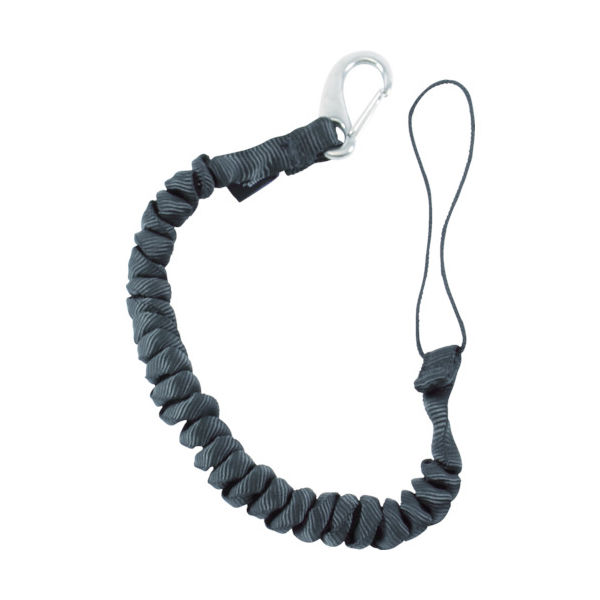 Cetacea ミニコイルテザー ランヤード MCT2BLK 1個 491-4163（直送品）