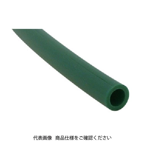 千代田通商 チヨダ ポリウレタンチューブ TEタッチチューブ 10mm/100m 緑 TE-10-100 G 1巻 491-7804（直送品）