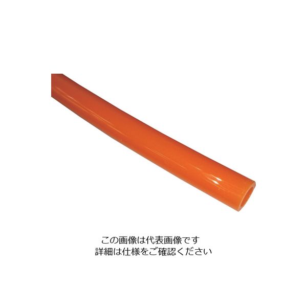 千代田通商 チヨダ TEタッチチューブ 4mm/100m オレンジ TE-4X2.5-100 OR 1巻 491-8428（直送品）