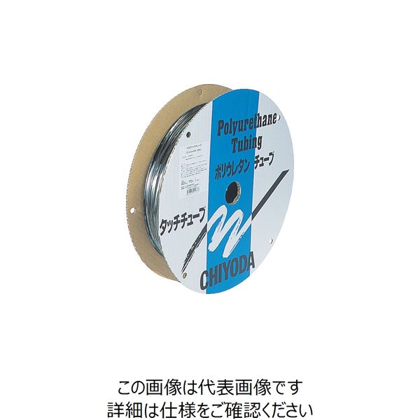 チヨダ ポリウレタンホース 透明４×６ｍｍ／１００ｍ 〔品番:CH-1(4X6