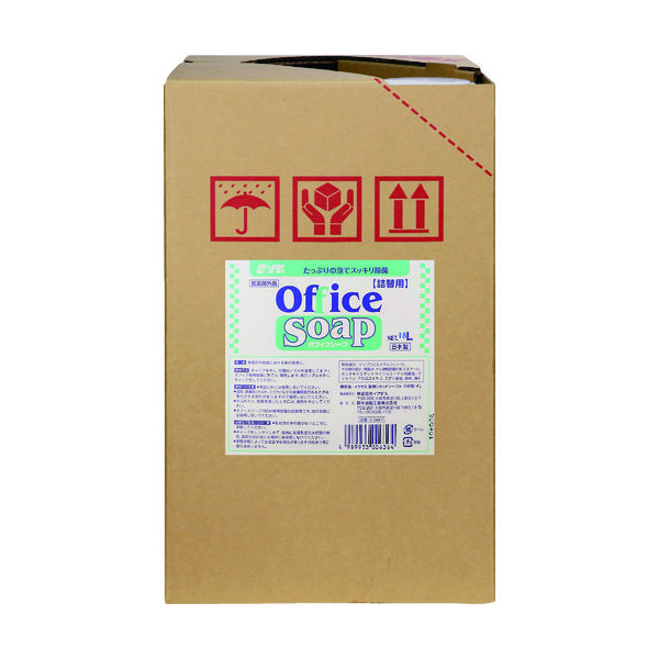 鈴木油脂工業 SYK オフィスソープ 18L S-2487 1個 493-5489（直送品）