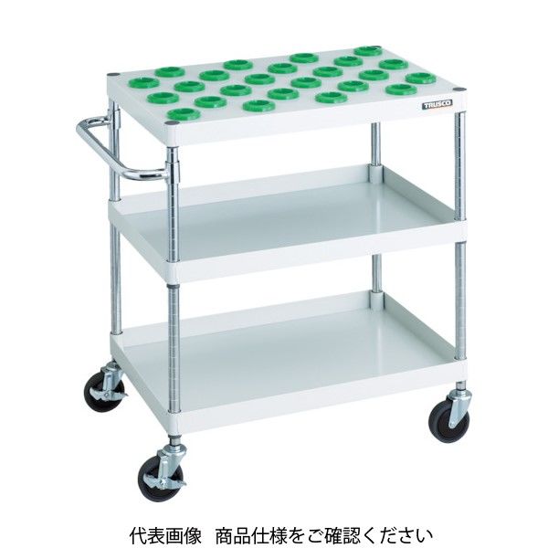 TRUSCO ツールワゴン フェニックスワゴン 省音 750X500XH880 NTー40 ヤンググリーン PEW-TL972B-YG 1台（直送品）