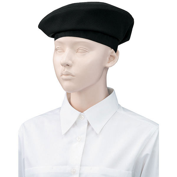 KAZEN（カゼン） ベレー帽 ブラック F APK483-C/5 1個（直送品）
