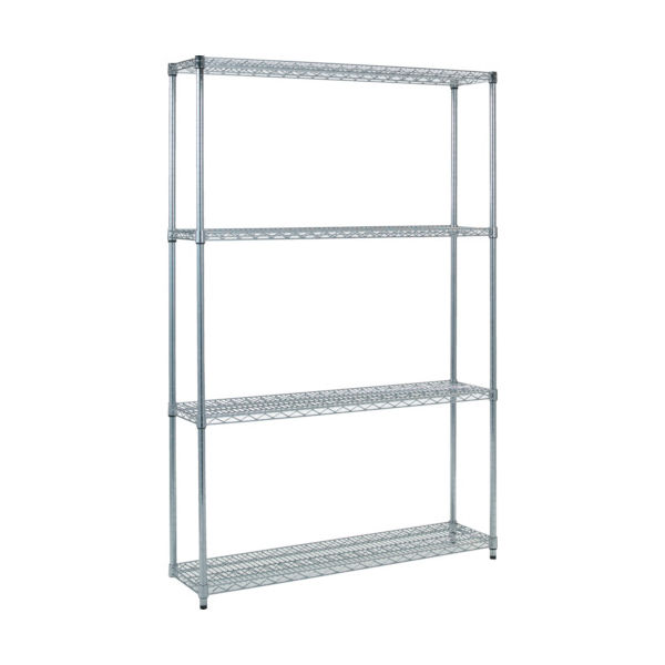 トラスコ中山 TRUSCO スチール製メッシュラック W1205XD305XH1838 4段 TME-6434 1台(1個)（直送品）