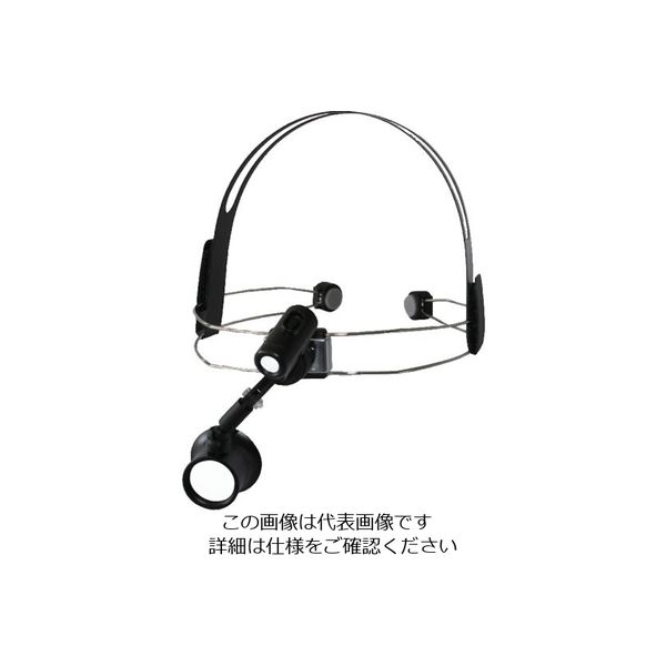 京葉光器 リーフ ワイヤーヘッドライト付アイルーペ WHE-50LED 1個 355-9777（直送品）