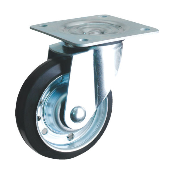 トラスコ中山 TRUSCO プレス製台車用キャスターΦ100 自在 100JC 1個 372-9109（直送品）