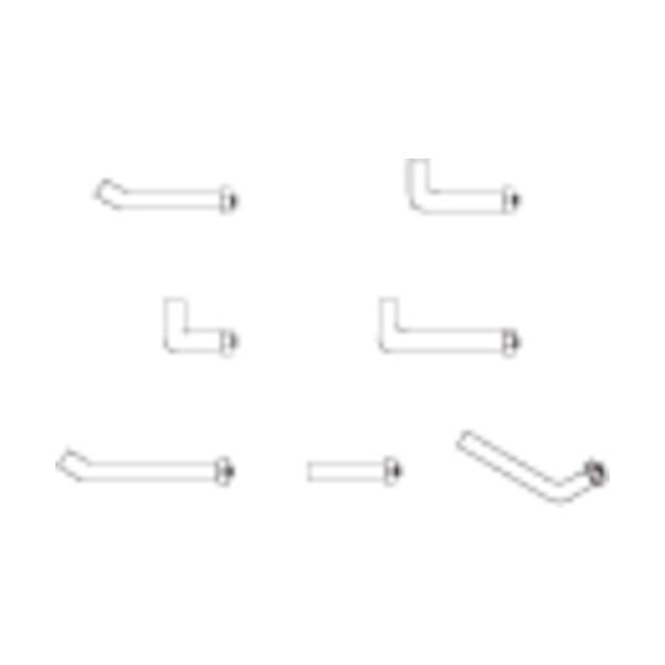 京都機械工具 KTC フックKセット(10本組) SKR-54-K 1セット(10本) 373-8141（直送品）