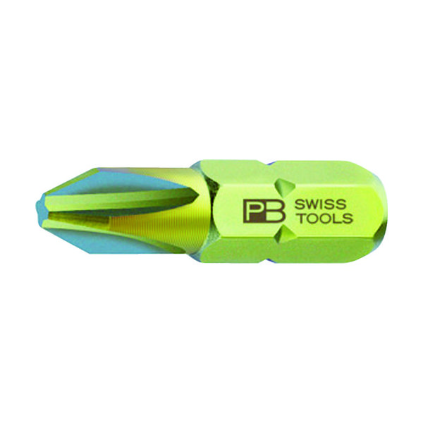 PB SWISS TOOLS PBスイスツールズ 1/4HEXプラスビット 刃先[[+]]0 全長25mm C6-190-0 1本(1個)（直送品）
