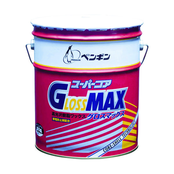 ペンギンワックス ペンギン 樹脂ワックス スーパーコアグロスマックス 18L 6452 1缶 469-9815（直送品）
