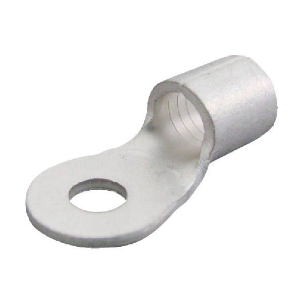 ニチフ 裸圧着端子 R形(100P) より線16.78~26.66 外寸16.5mm スタッド径6.4mm R 22-6（直送品）